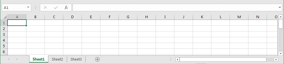 Faneblade i Excel regneark